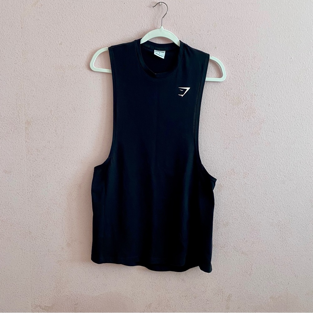 Gymshark Activewear Men's Critical Arm Drop Slim fit Workout Logo Casual Tank